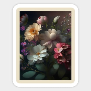 Delicate Flowers Sticker